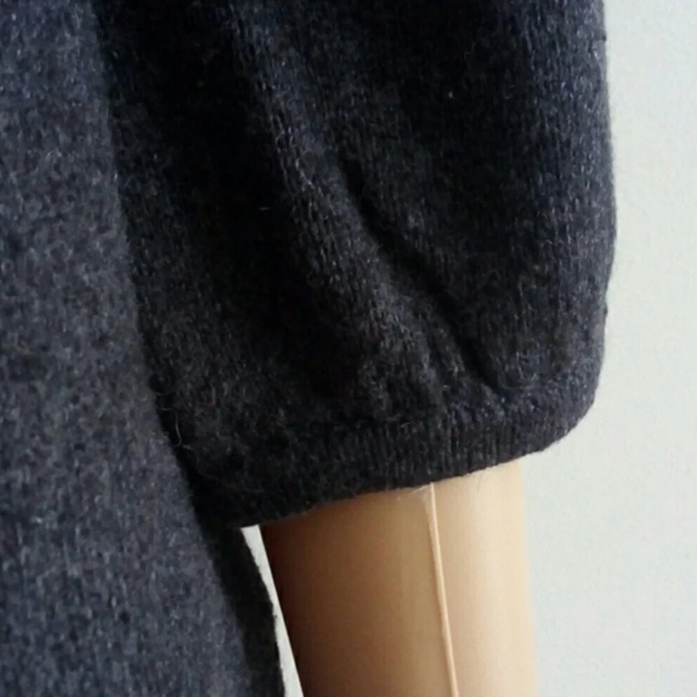 Tommy Hilfiger Small Cashmere Blend Fair Isle 3/4 Sleeve Cardigan